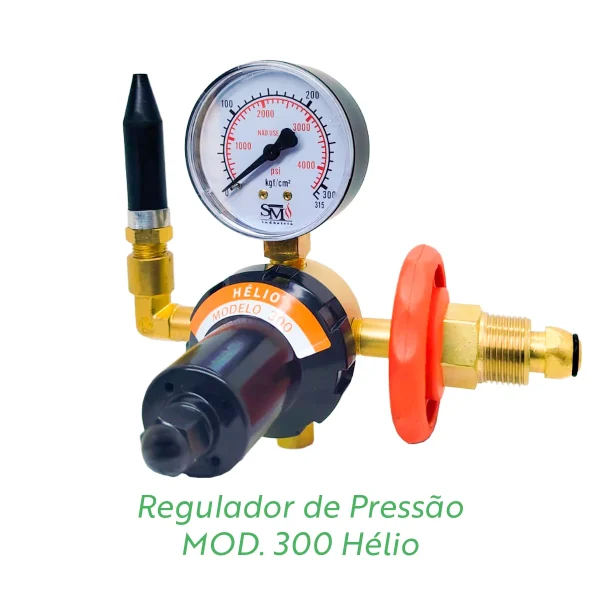 Regulador de Pressão MOD. 300 Hélio