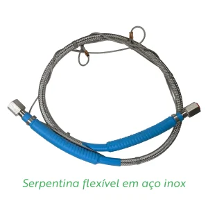 Serpentina Flexível em Aço Inox