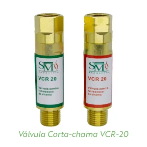 Válvula Corta-chama VCR-20 e VCR-30